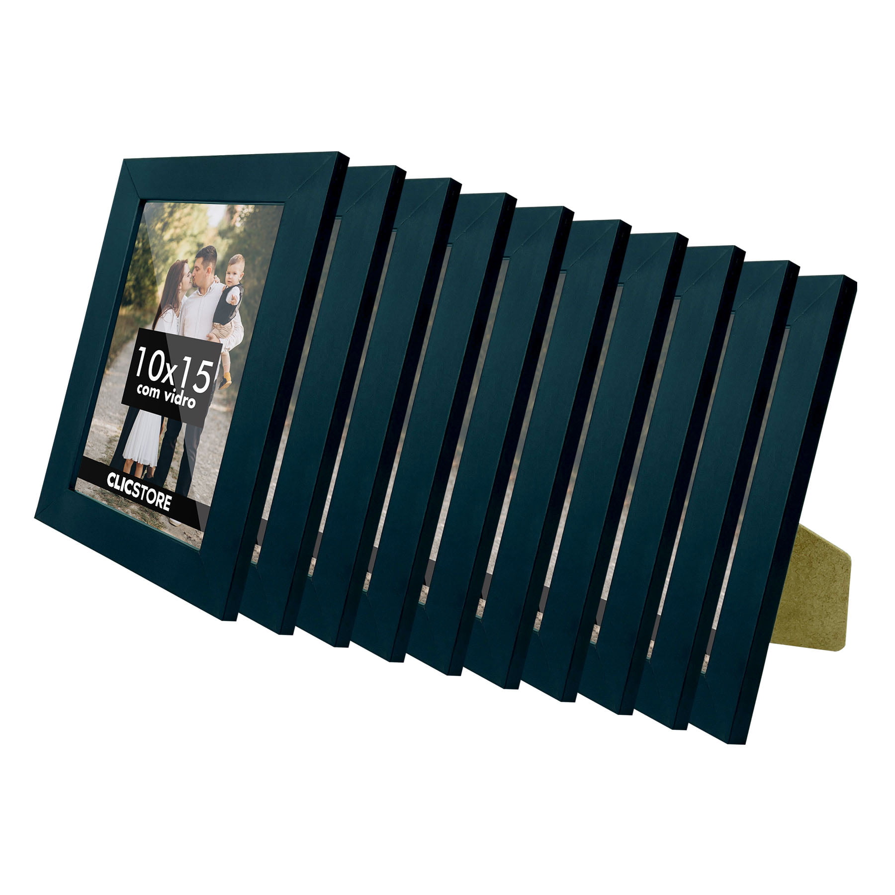 Kit 10 13x18Cm Para Fotos e Poster Com Vidro 