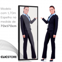 Espelho Moldura Lisa 170x70cm