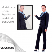 Espelho Moldura Lisa 60X90cm  