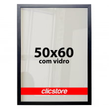 Moldura 50X60cm Com Vidro Quebra Cabeça Fotos Certificado Quebra Cabeça Poster  