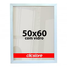 Moldura 50X60cm Com Vidro Quebra Cabeça Fotos Certificado Quebra Cabeça Poster  